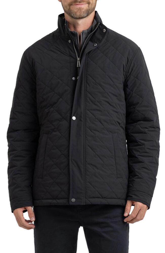 Rainforest Quilted Jacket in Black Cover