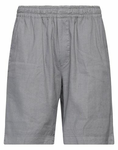 Entre Amis Man Shorts & Bermuda Shorts Lead Linen, Cotton, Elastane Cover