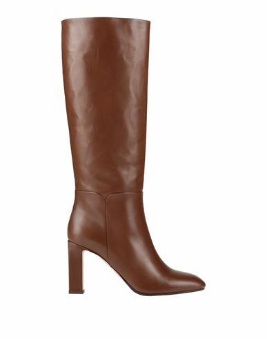 Aquazzura Woman Boot Tan Leather Cover