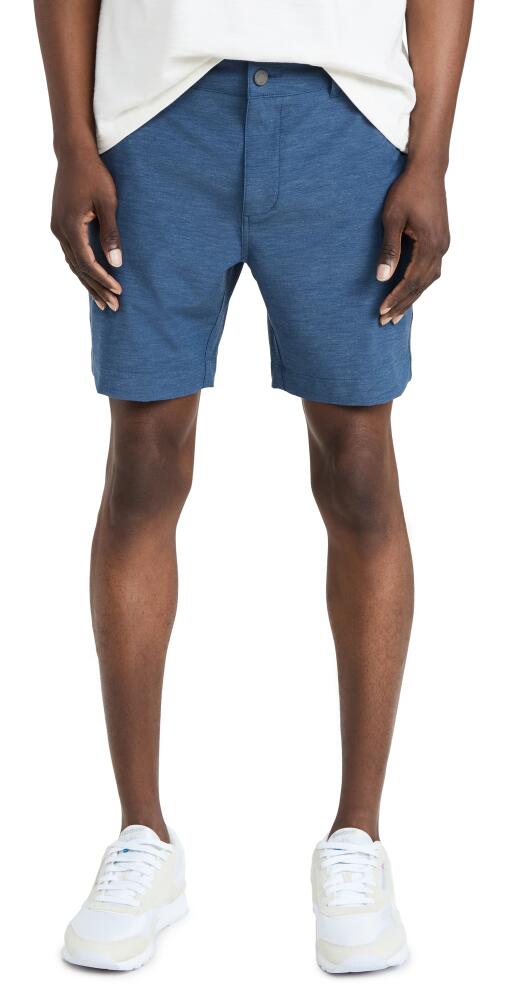 Faherty Belt Loop All Day Shorts 7 Navy Cover