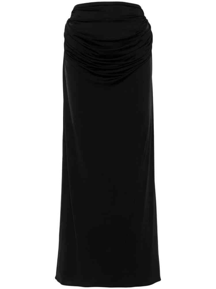 Magda Butrym draped maxi skirt - Black Cover