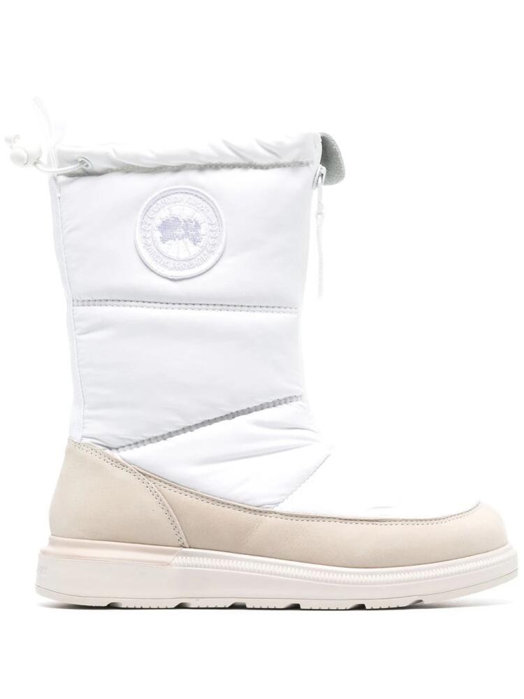 Canada Goose Cypress fold-down puffer boots - White Cover