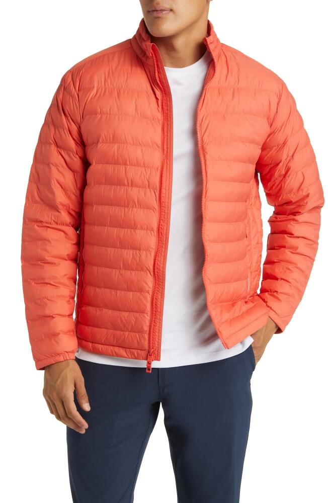 Peter Millar All Course Quilted Jacket in Burning Sunset Cover