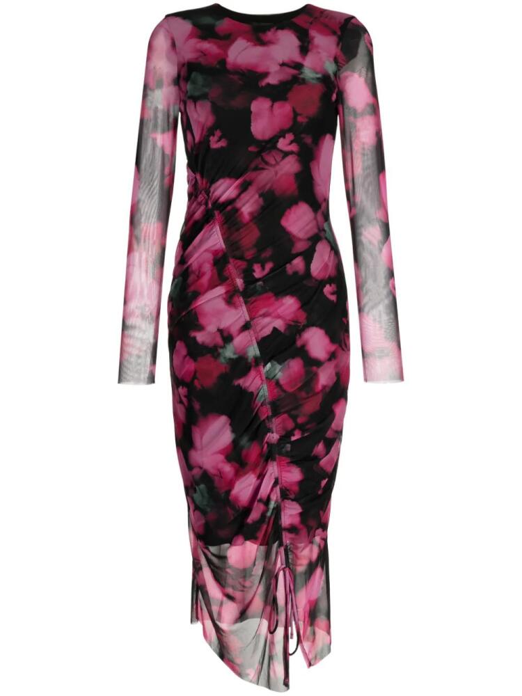 Ted Baker Lilzaan floral-print midi dress - Pink Cover