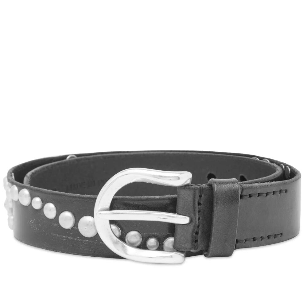 Our Legacy Women's Star Fall Studded Belt in Black Bridle Cover