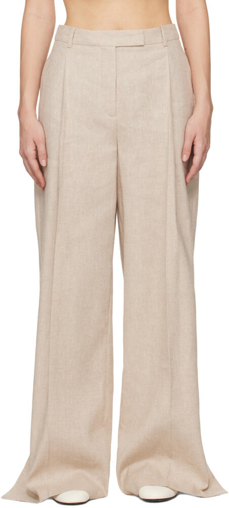 The Garment Beige Lino Trousers Cover