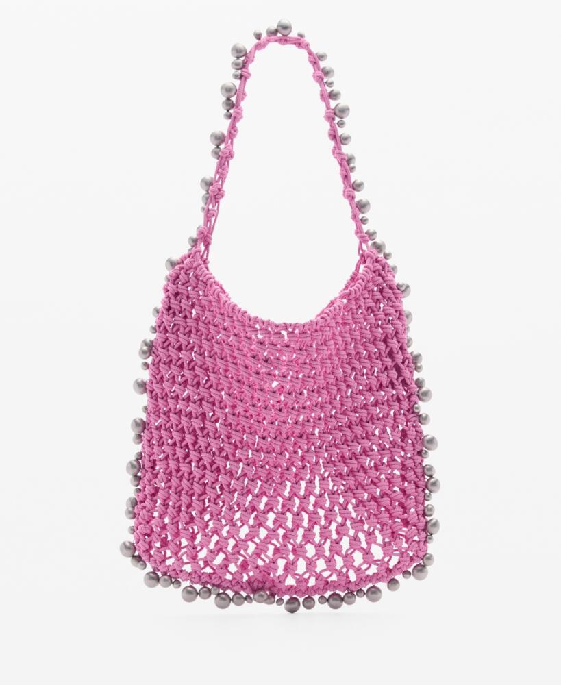 Mango Women's Beaded Bag - Pink Cover