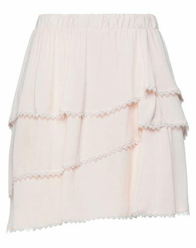 Soallure Woman Mini skirt Light pink Viscose Cover