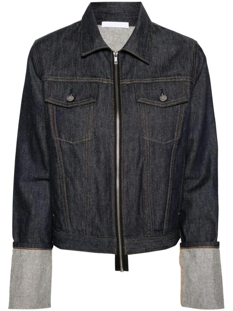 Helmut Lang classic-collar denim jacket - Blue Cover