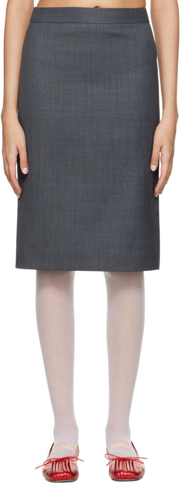 SHUSHU/TONG SSENSE Exclusive Gray Midi Skirt Cover