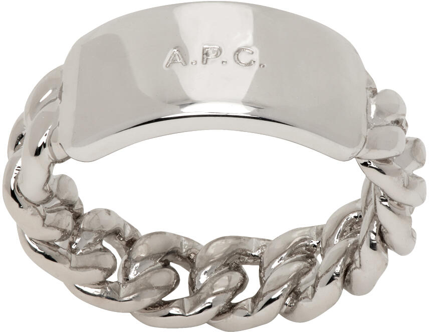 A.P.C. Silver Darwin Ring Cover