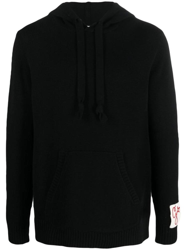 Golden Goose wool drawstring hoodie - Black Cover