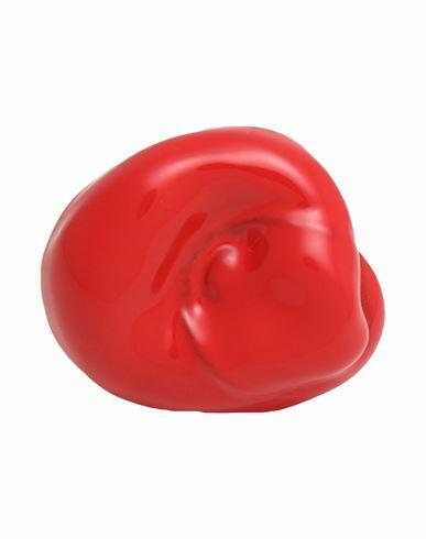 Maison Margiela Woman Brooch Red Metal Cover