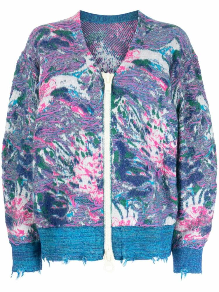 JNBY textured zip-front cardigan - Multicolour Cover