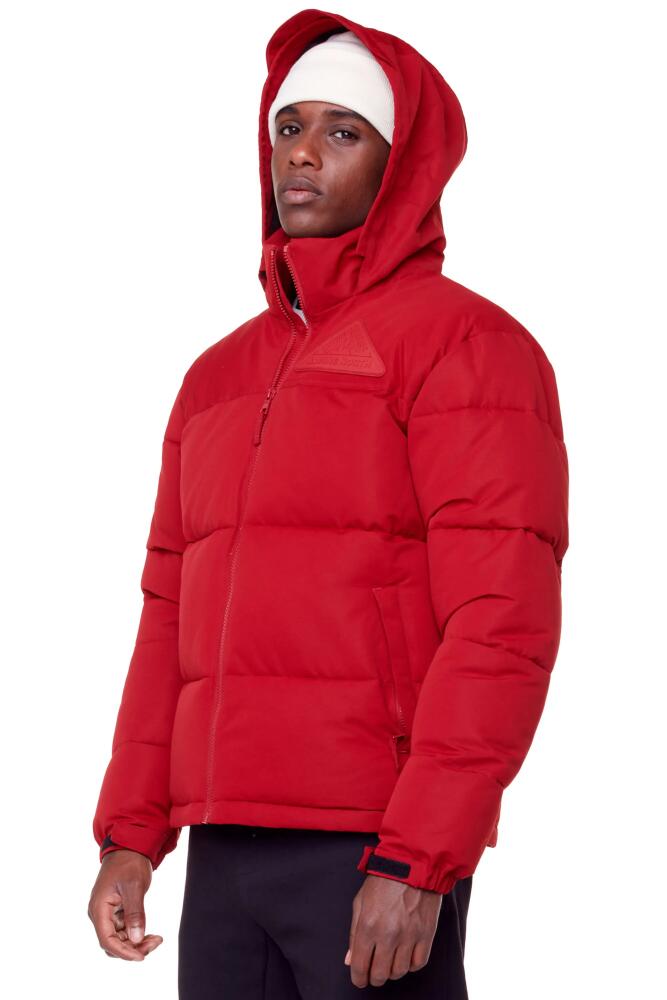 Alpine North TUKTUT - Vegan Down Insulated Retro Jacketd in Red Cover