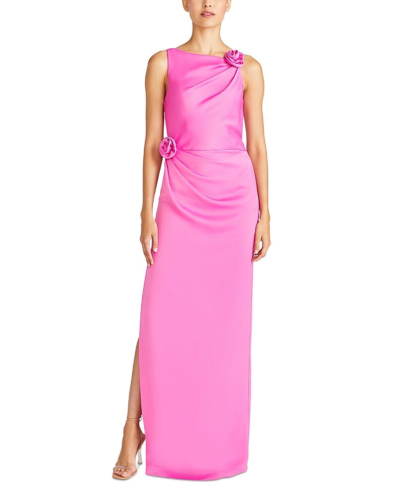 Ml Monique Lhuillier Leela Crepe Long Dress Cover