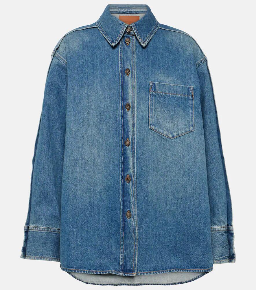 Victoria Beckham Oversized denim shirt Cover