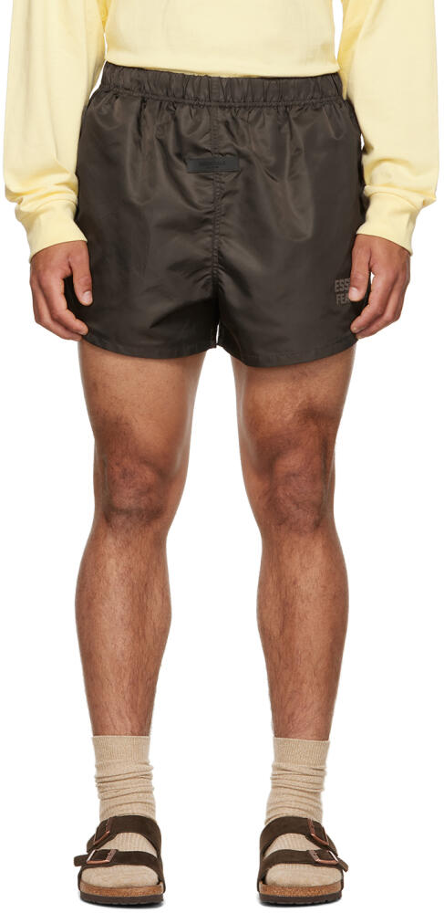 Fear of God ESSENTIALS Gray Nylon Shorts Cover