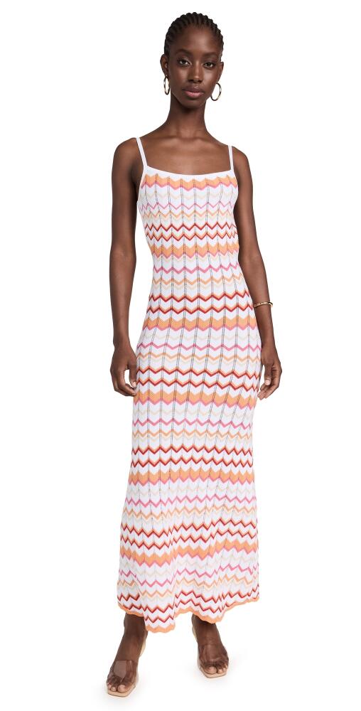 Runaway the Label Albie Maxi Dress Orange Multi Cover