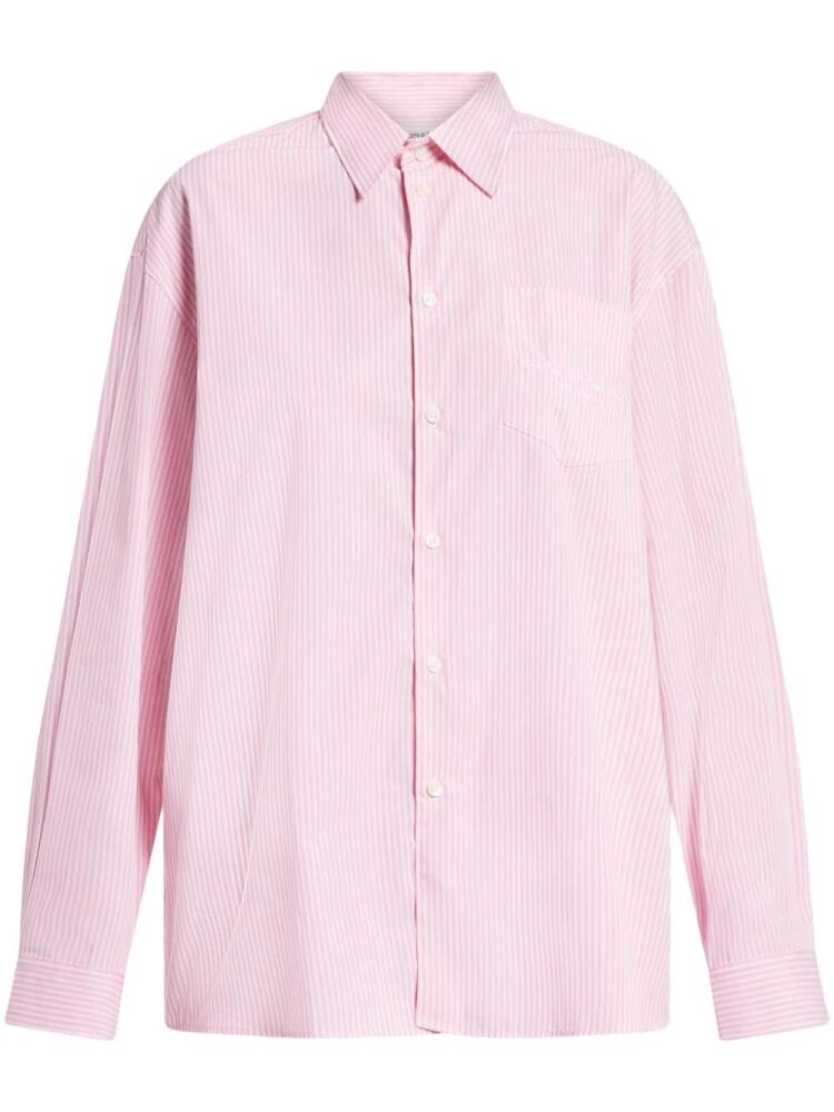 Sporty & Rich logo-embroidered shirt - Pink Cover