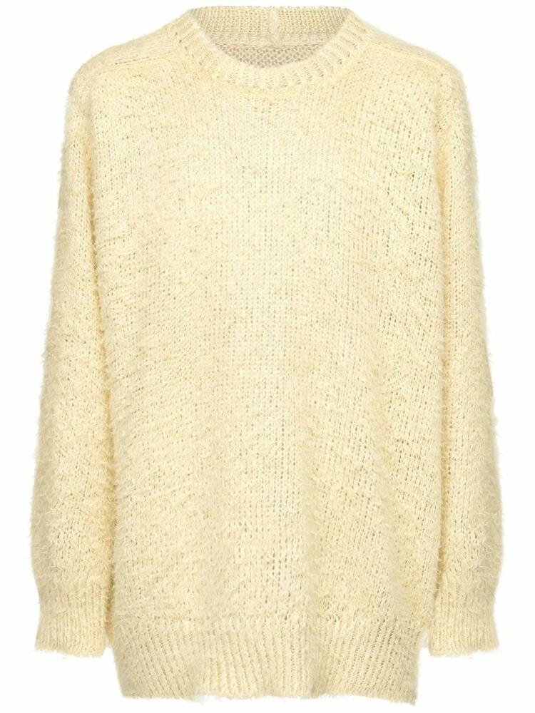 Maison Margiela brushed knitted jumper - Yellow Cover