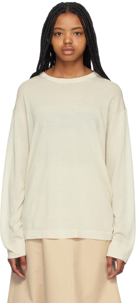 Studio Nicholson Off-White Zuka Sweater Cover