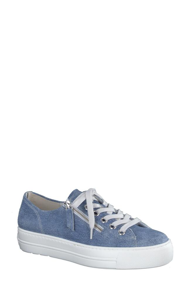 Paul Green Skylar Platform Sneaker in Jean Denim Cover