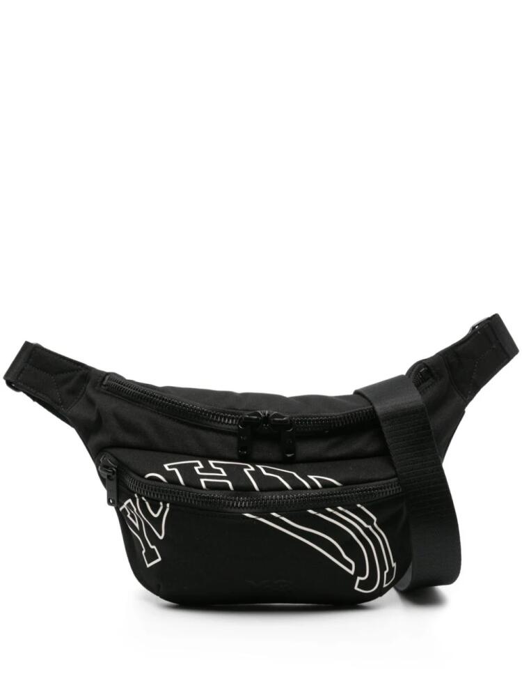 Y-3 logo-embroidered belt bag - Black Cover