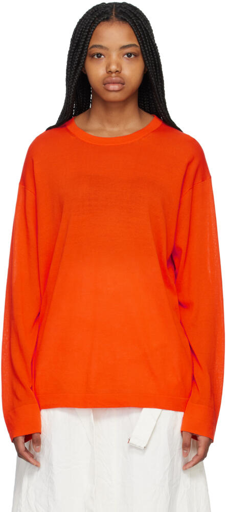 Studio Nicholson Orange Zuka Sweater Cover