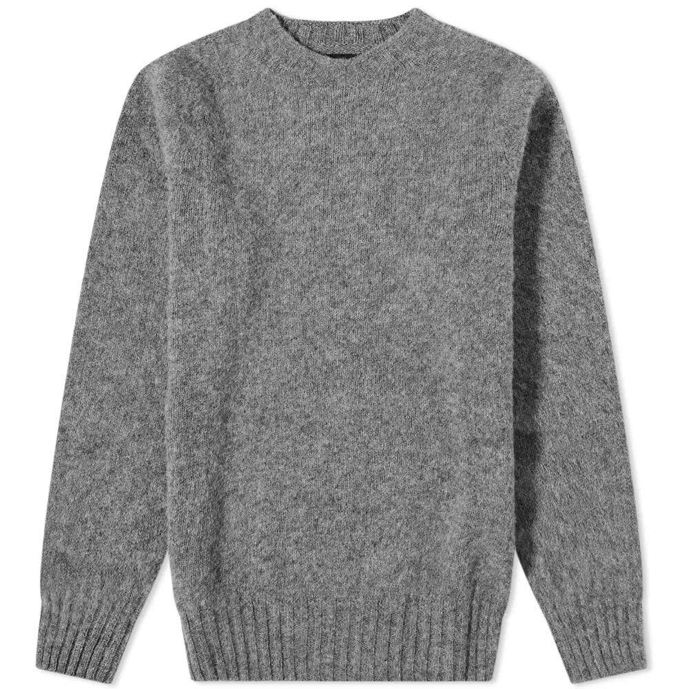 Howlin by Morrison Men's Howlin' Birth of the Cool Crew Knit in Mid Grey Cover