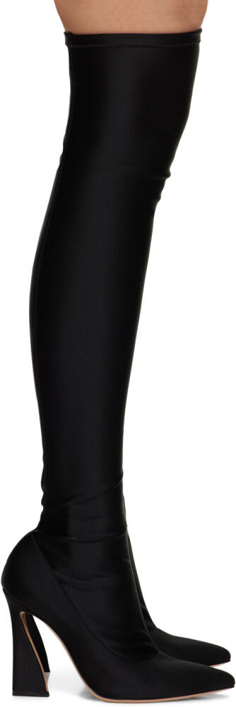 Gianvito Rossi Black Vertigo Tall Boots Cover