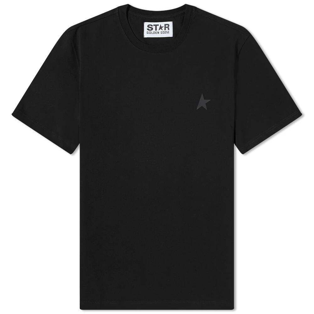 Golden Goose Men's Small Star Chest Logo T-Shirt in Black Cover