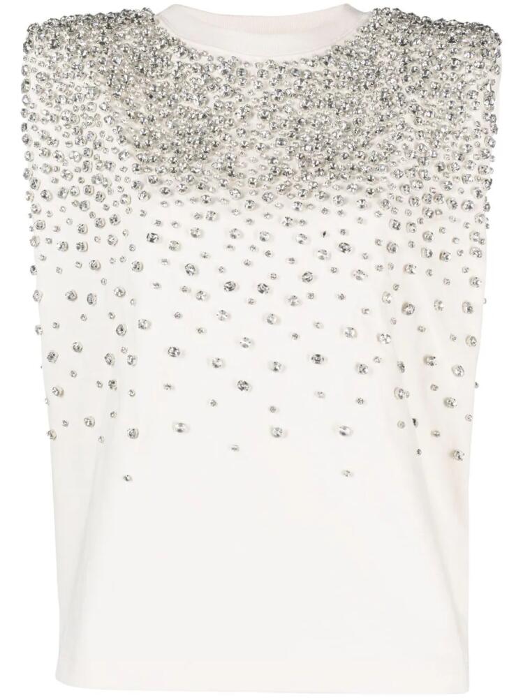 Golden Goose x Suki Waterhouse embellished top - White Cover