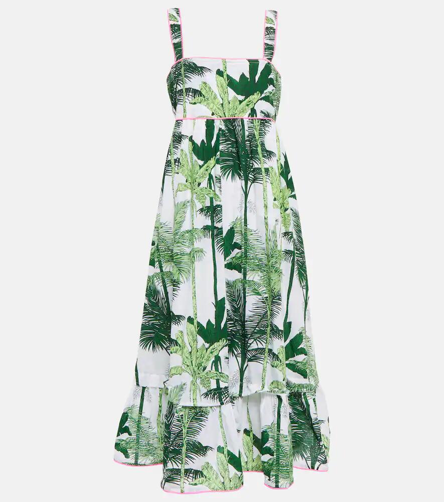 Juliet Dunn Printed cotton midi dress Cover