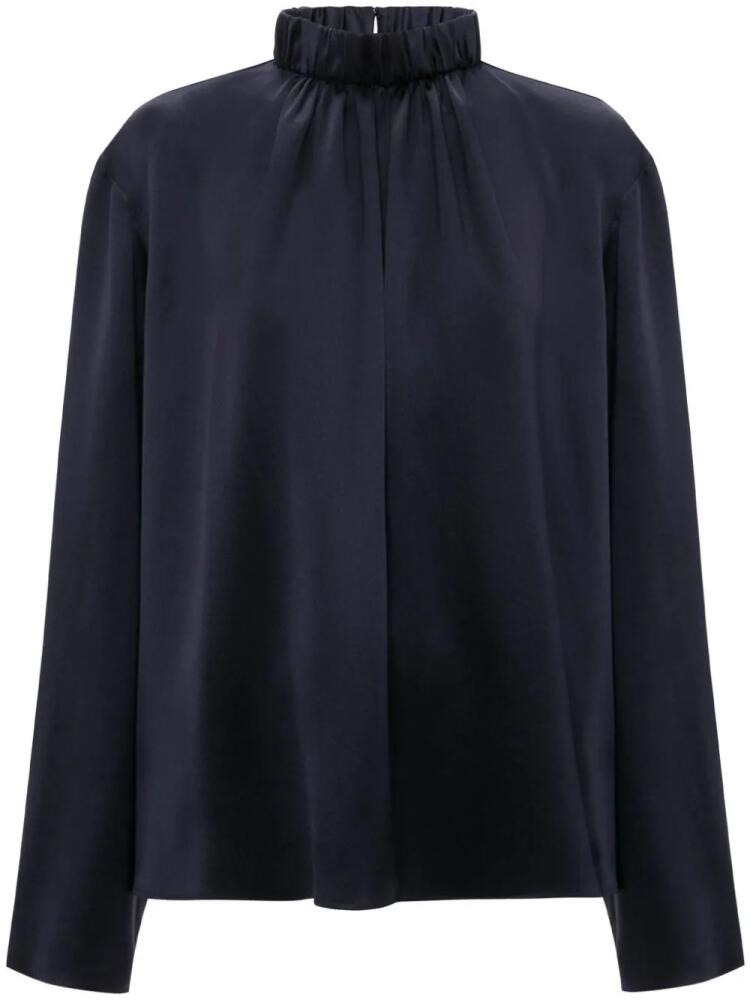 JW Anderson high-neck ruched blouse - Blue Cover