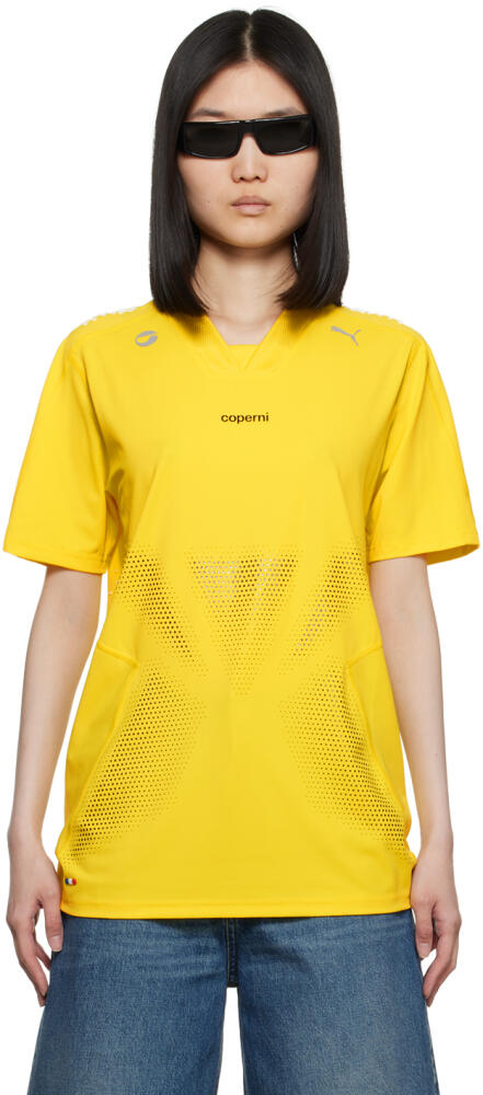 Coperni Yellow PUMA Edition Football Jersey T-Shirt Cover