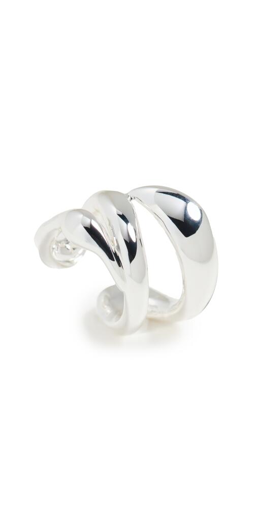 Jenny Bird Colette Ear Cuff High Polish Silver Cover