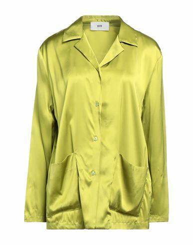 Solotre Woman Shirt Light green Viscose Cover