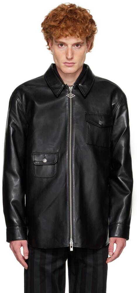 Han Kjobenhavn Black Army Zip Shirt Cover