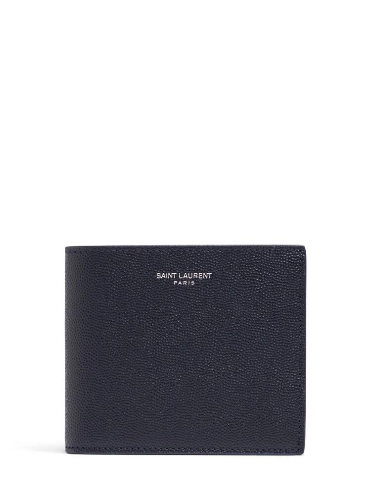 SAINT LAURENT Eastwest Grain Leather Wallet Cover