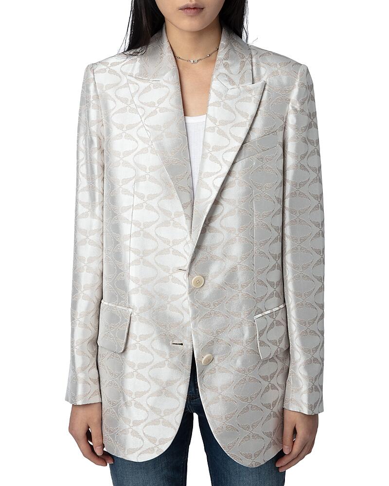 Zadig & Voltaire Vicka Jacquard Wings Blazer Cover