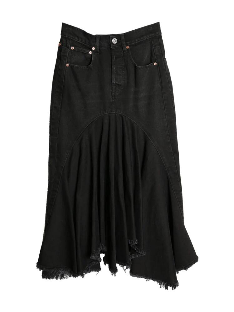 VETEMENTS denim midi skirt - Black Cover