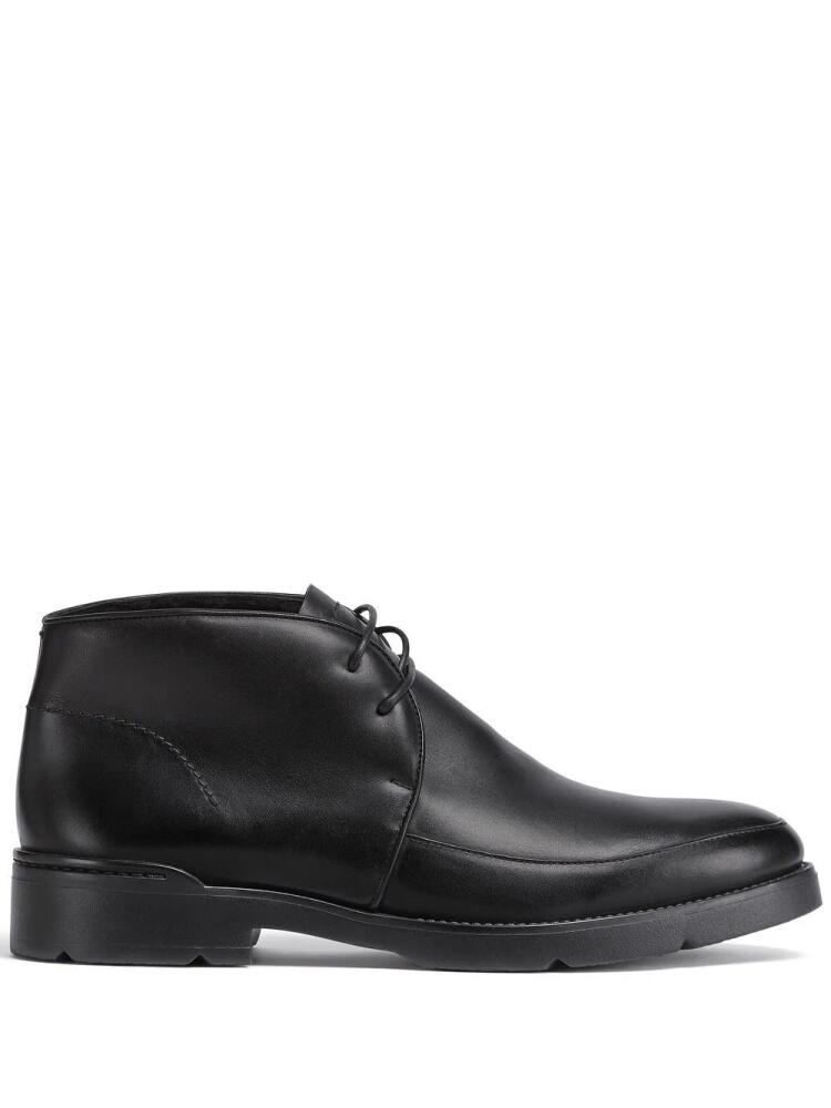 Zegna Cortina leather ankle boots - Black Cover