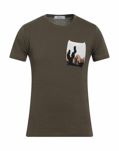 Vandom Man T-shirt Military green Cotton Cover