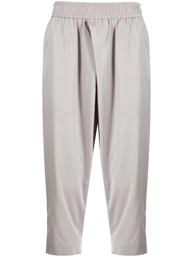 Julius drop-crotch elasticated trousers - Grey Cover