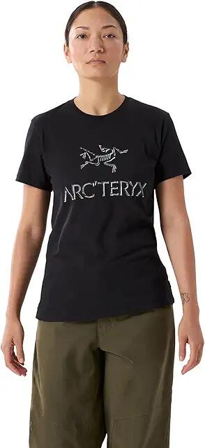 Arc'teryx Arc'Word Cotton Short Sleeve T-Shirt (Black) Women's Clothing Cover