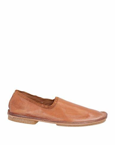 Moma Woman Loafers Tan Leather Cover