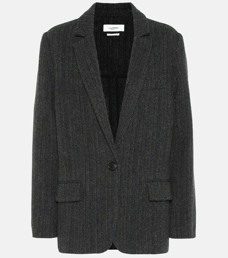 Marant Etoile Charly herringbone wool jacket Cover