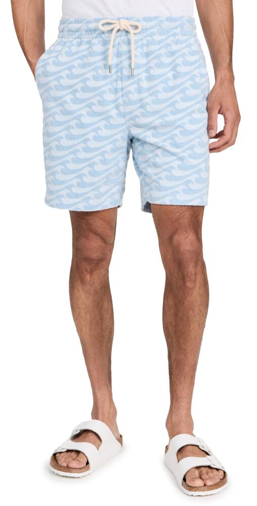 Faherty Cabana Towel Terry Sweatshorts 6.75 Endless Peaks Cover