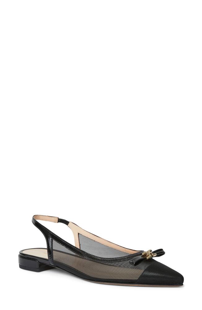 Bruno Magli Pamina Slingback Flat in Black Patent Cover